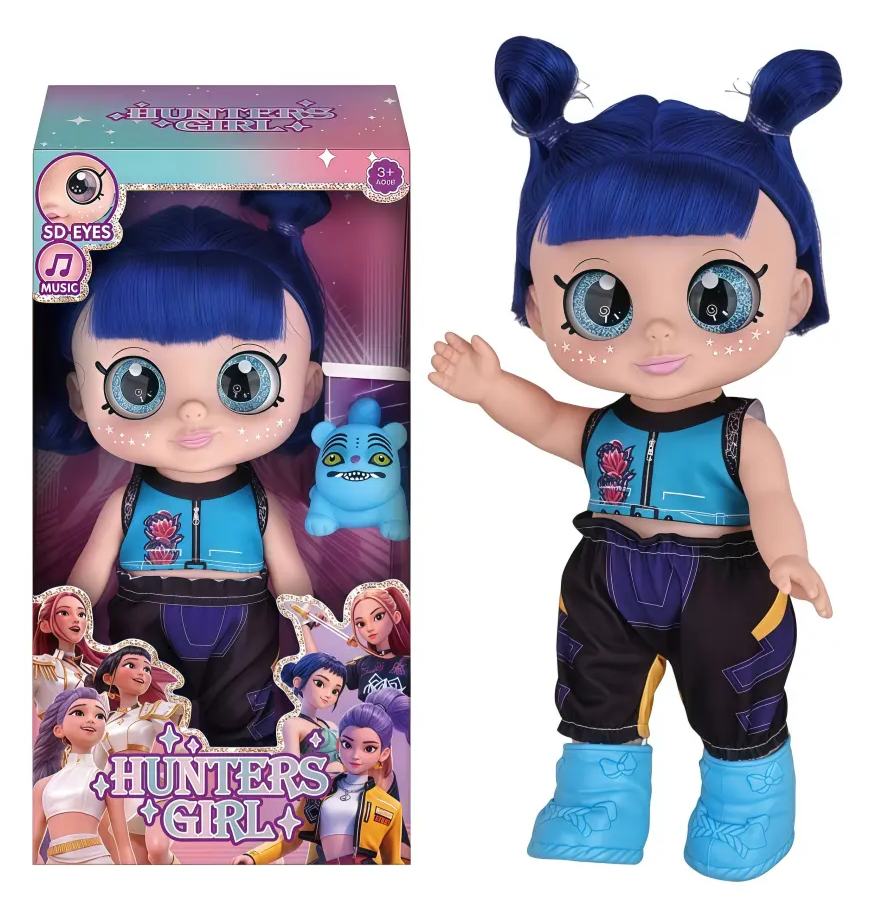Hunters Girl 10-Inch Singing Fashion Doll, Streetwear Edition - Mira, Zoey & Rumi