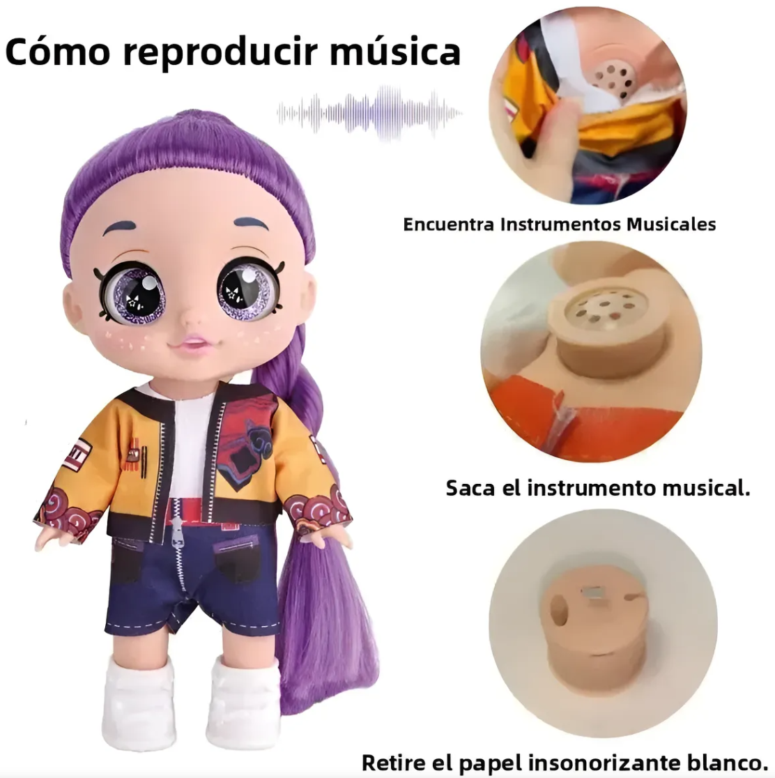 Hunters Girl 10-Inch Singing Fashion Doll, Streetwear Edition - Mira, Zoey & Rumi